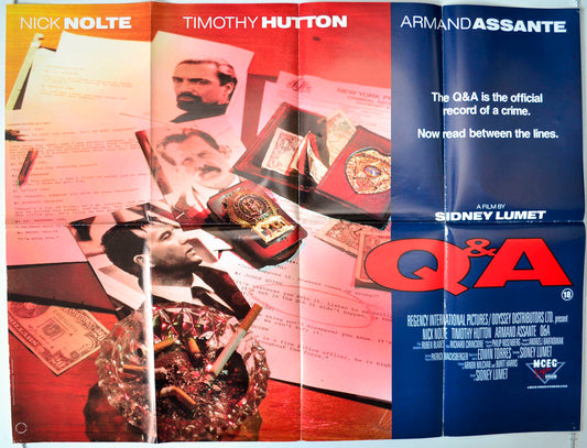 Q & A   Original British Quad Poster - Movie Poster