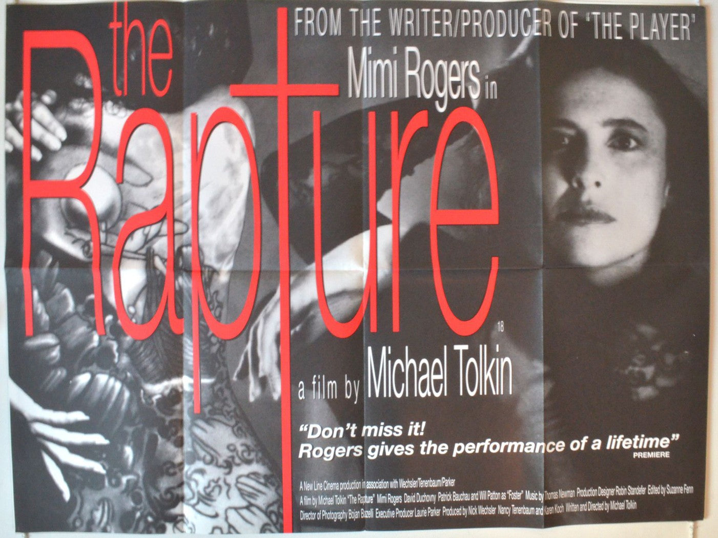 The Rapture   Original British Quad Poster - Movie Poster