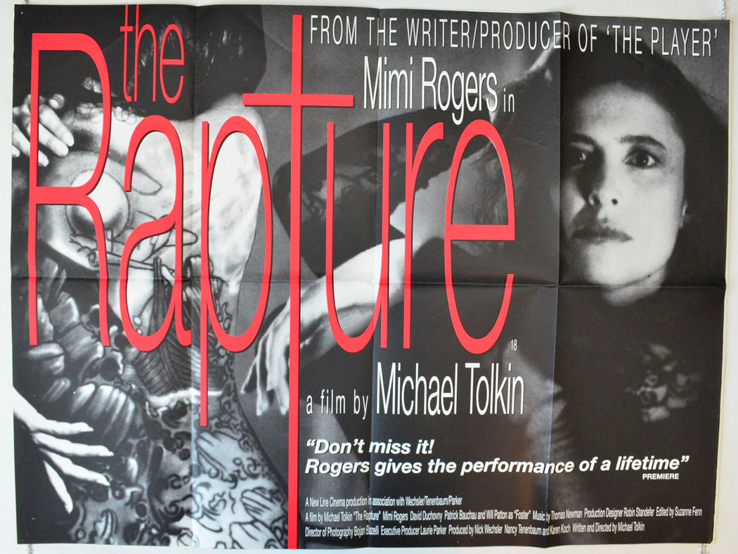 The Rapture Original British Quad Poster - Movie Poster