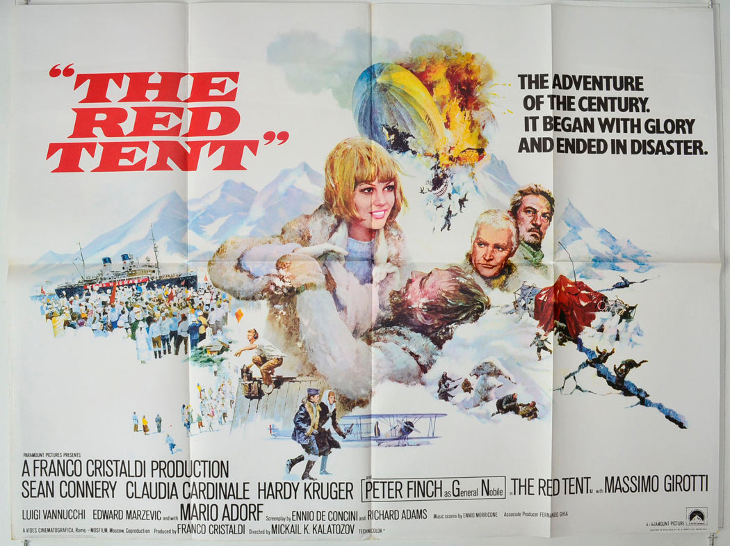 The Red Tent   (a.k.a. Krasnaya palatka)  Original British Quad Poster - Movie Poster