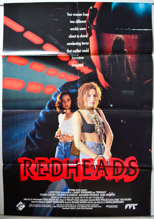 Redheads  (a.k.a. Desperate Prey)   Original One Sheet Poster - Movie Poster