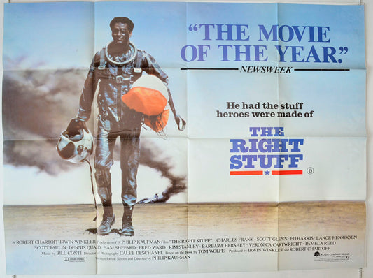 The Right Stuff Original British Quad Poster - Movie Poster