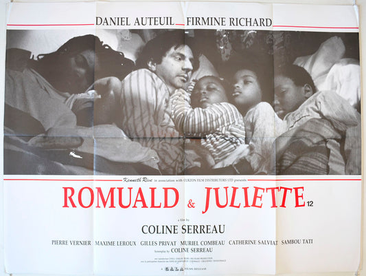 Romuald Et Juliette  (a.k.a. Romuald and Juliette)  (a.k.a. Mama, There's a Man in Your Bed)   Original British Quad Poster - Movie Poster