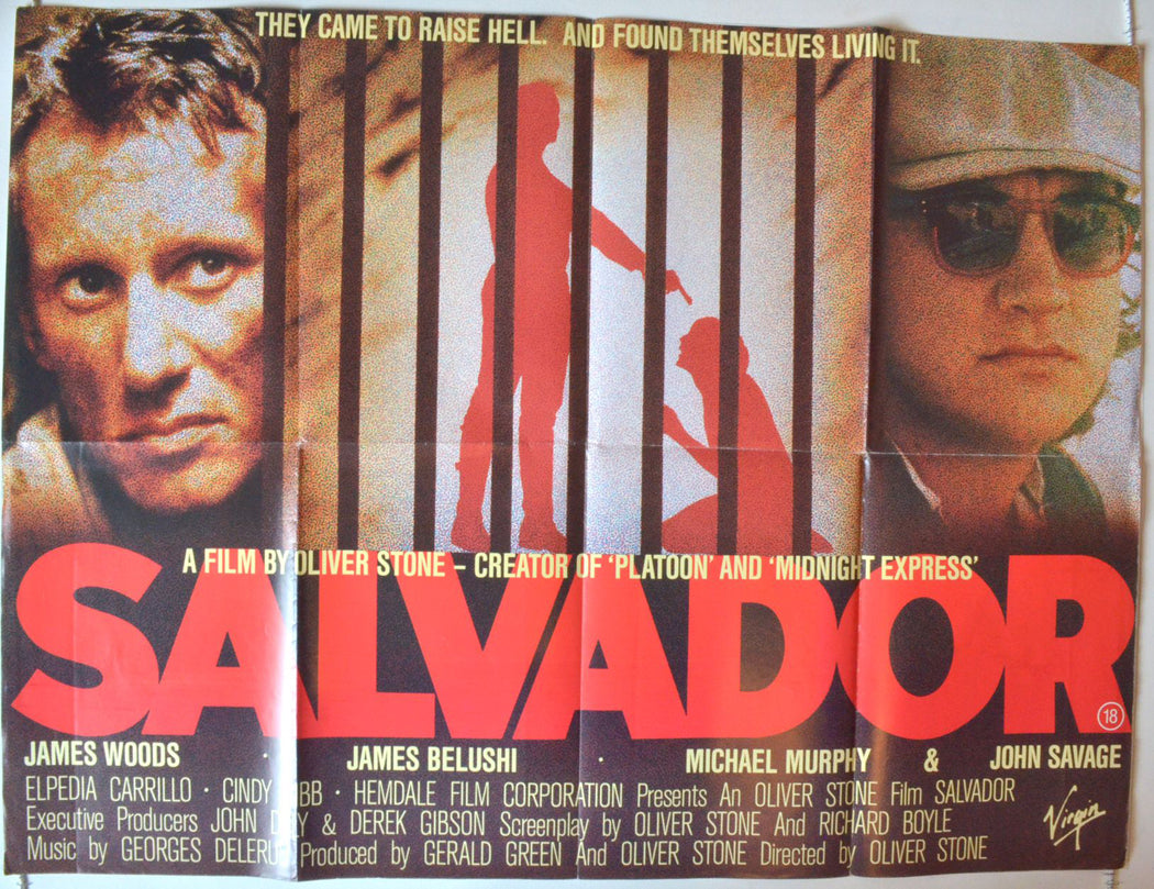 Salvador   Original British Quad Poster - Movie Poster