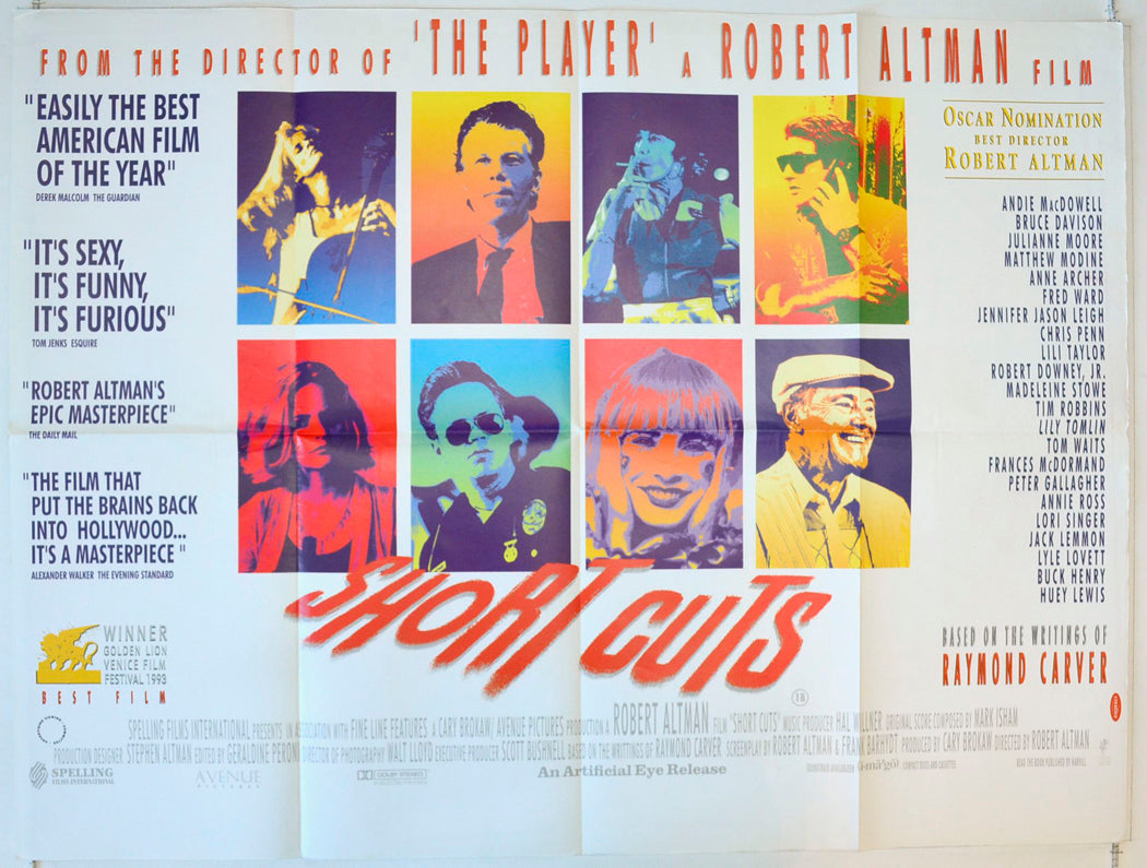 Short Cuts Original British Quad Poster - Movie Poster