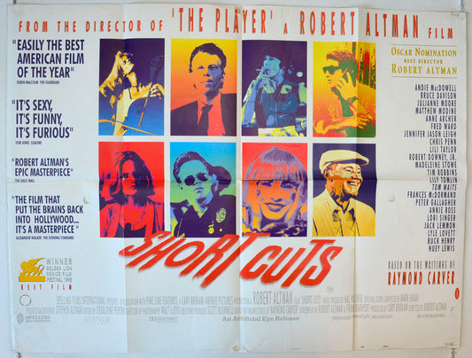 Short Cuts Original British Quad Poster - Movie Poster