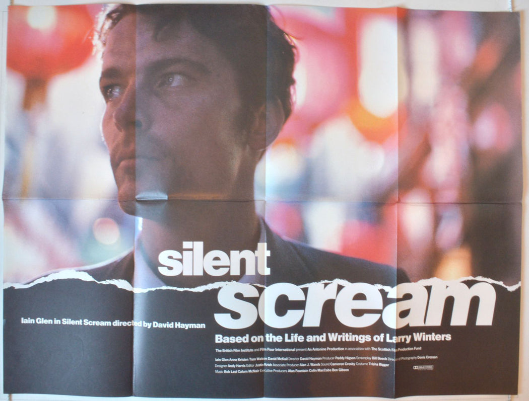 Silent Scream  (Based on the life and writings of Larry Winters)   Original British Quad Poster - Movie Poster