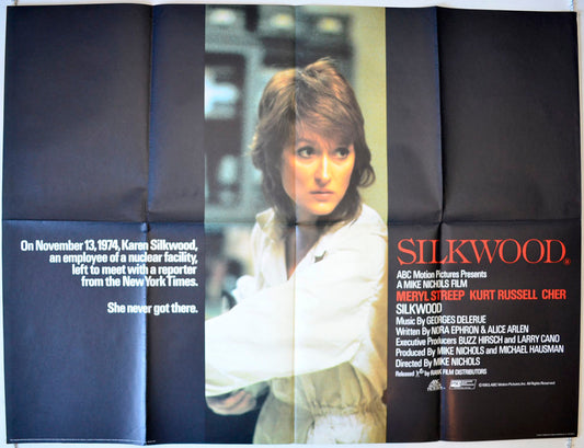 Silkwood   Original British Quad Poster - Movie Poster