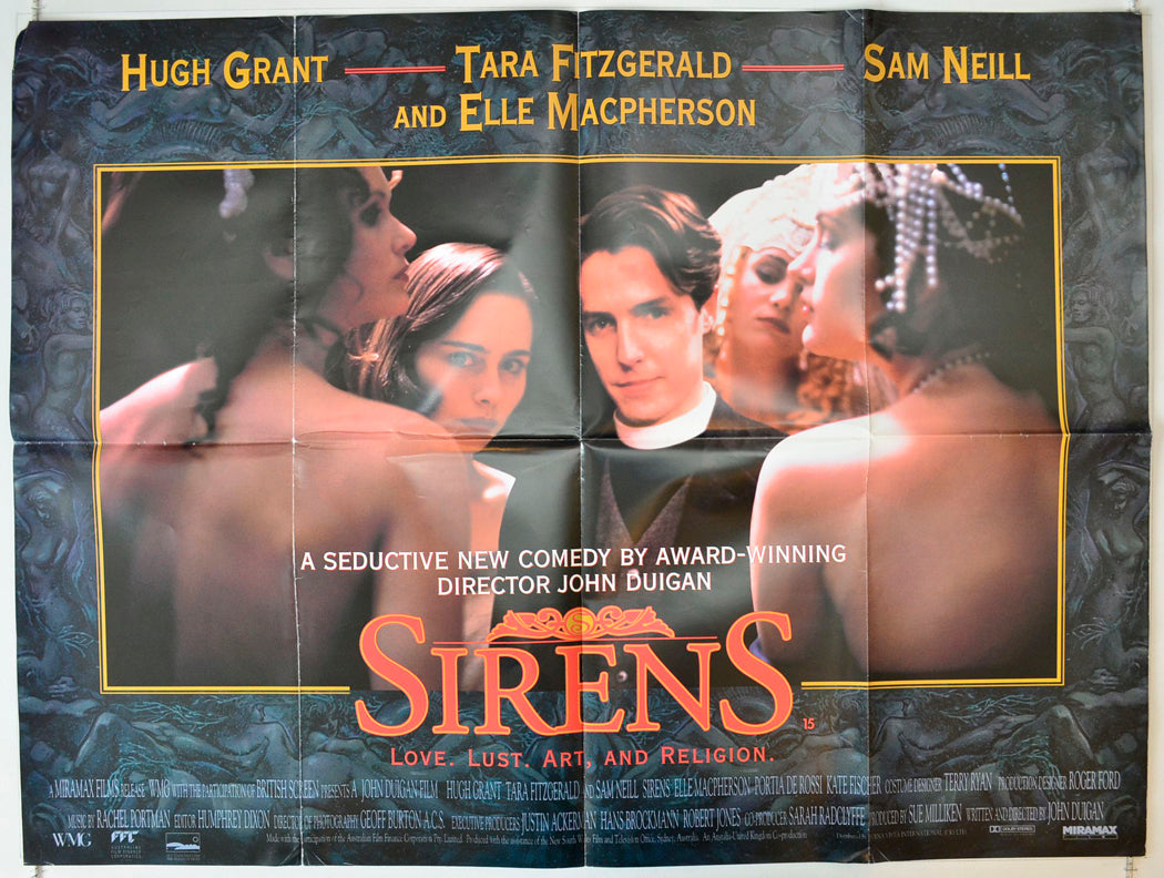 Sirens Original British Quad Poster - Movie Poster