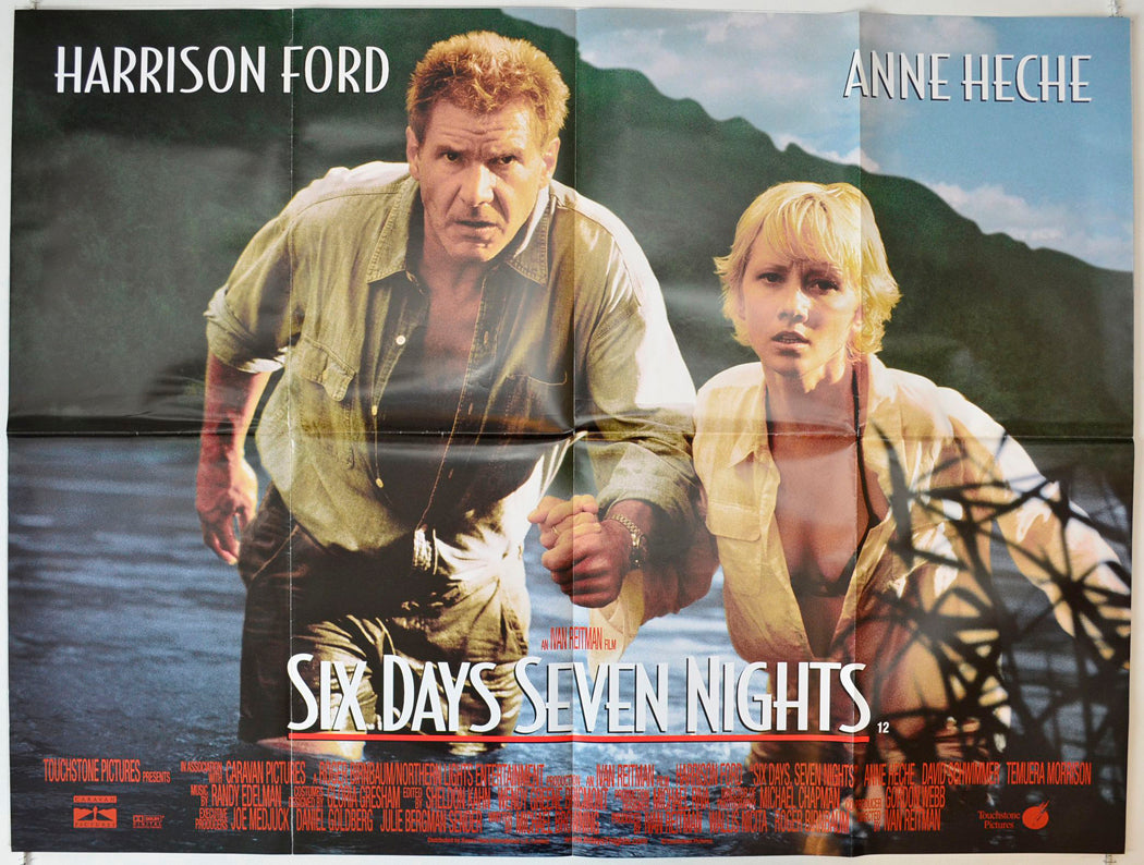 Six Days Seven Nights Original British Quad Poster - Movie Poster