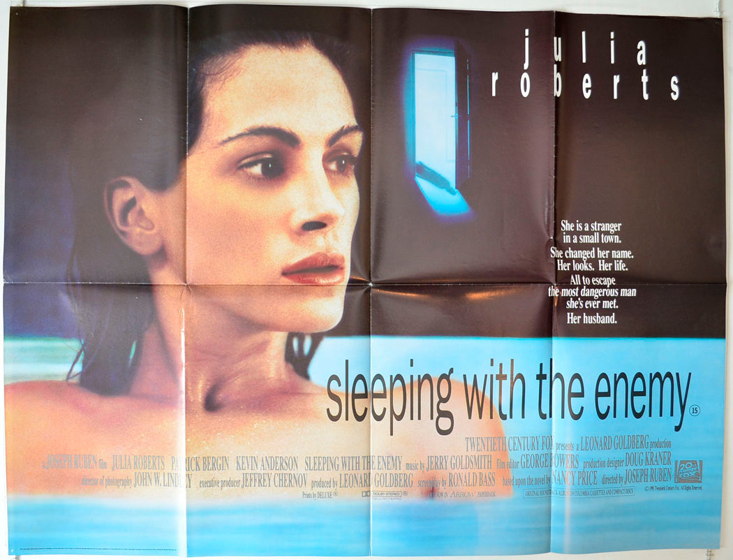 Sleeping With The Enemy   Original British Quad Poster - Movie Poster