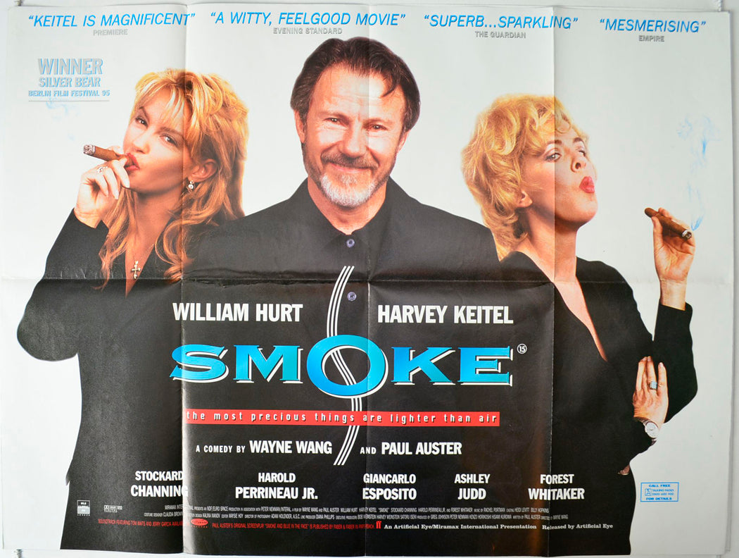 Smoke   Original British Quad Poster - Movie Poster