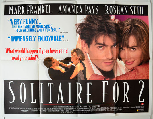 Solitare For 2 Original British Quad Poster - Movie Poster