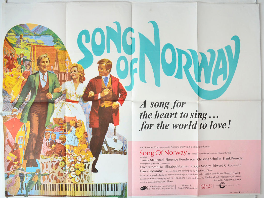 Song Of Norway   Original British Quad Poster - Movie Poster