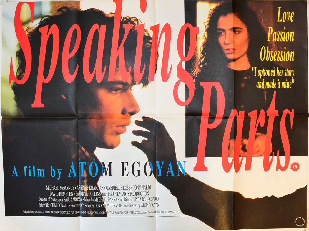 Speaking Parts Original British Quad Poster - Movie Poster