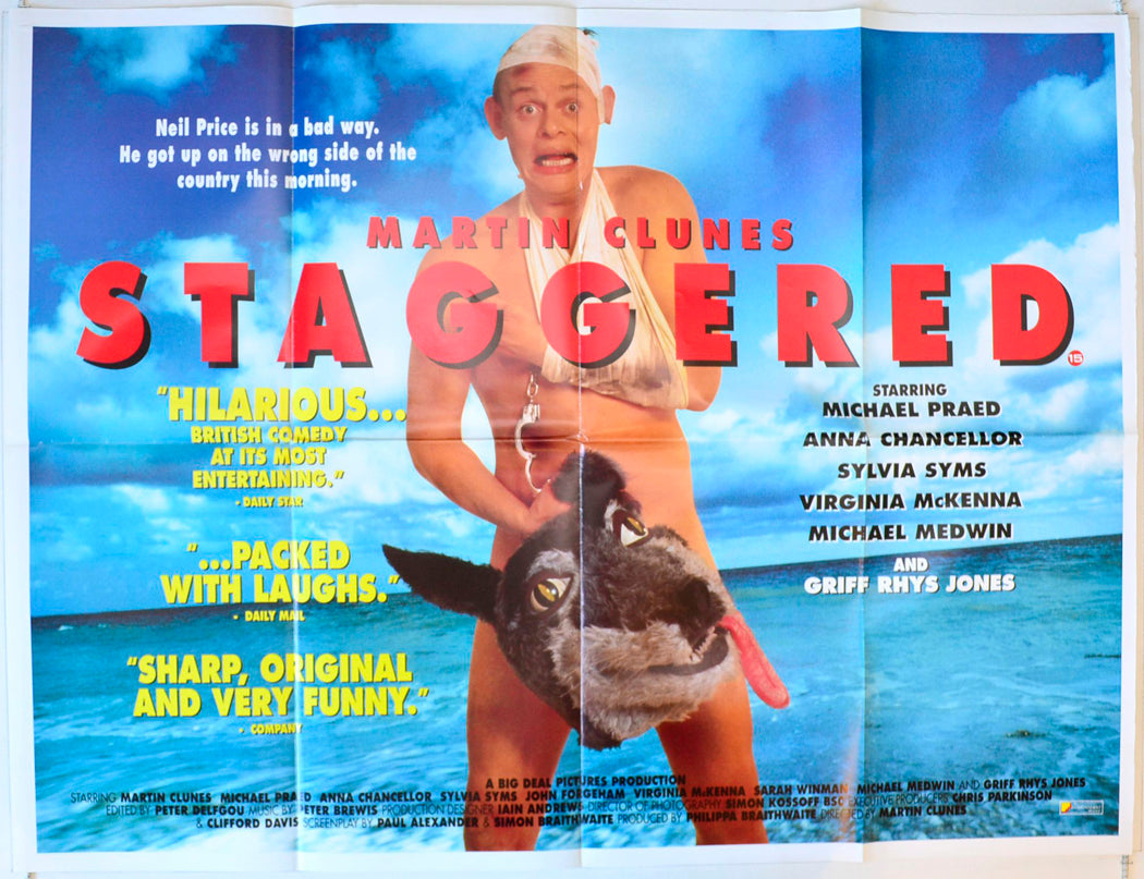 Staggered Original British Quad Poster - Movie Poster