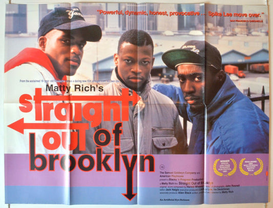 Straight Out Of Brooklyn   Original British Quad Poster - Movie Poster