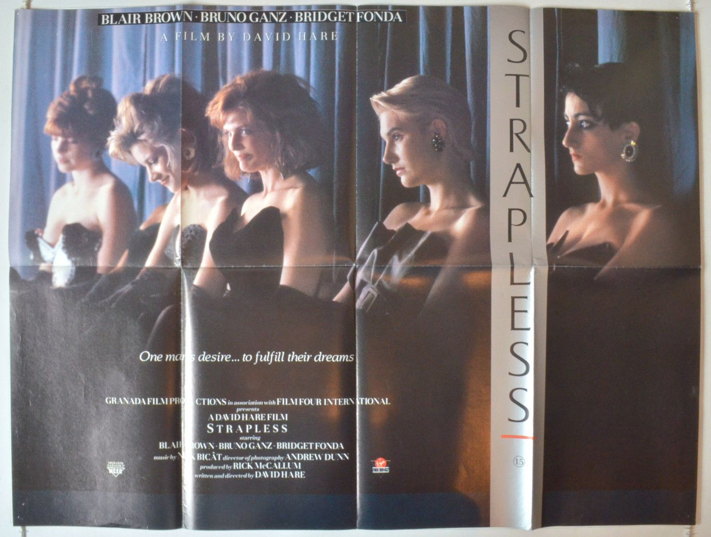 Strapless   Original British Quad Poster - Movie Poster