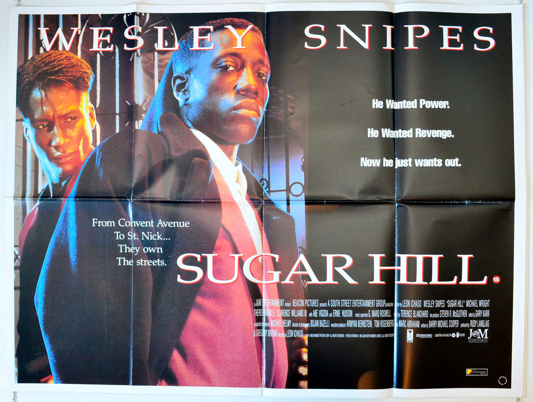 Sugar Hill Original British Quad Poster - Movie Poster