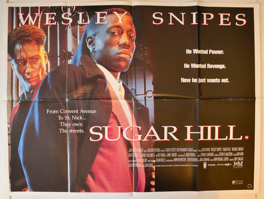 Sugar Hill Original British Quad Poster - Movie Poster