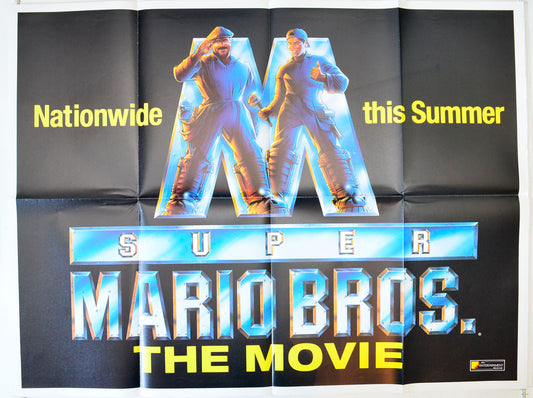 Super Mario Bros   (Teaser / Advance Version)  Original British Quad Poster - Movie Poster