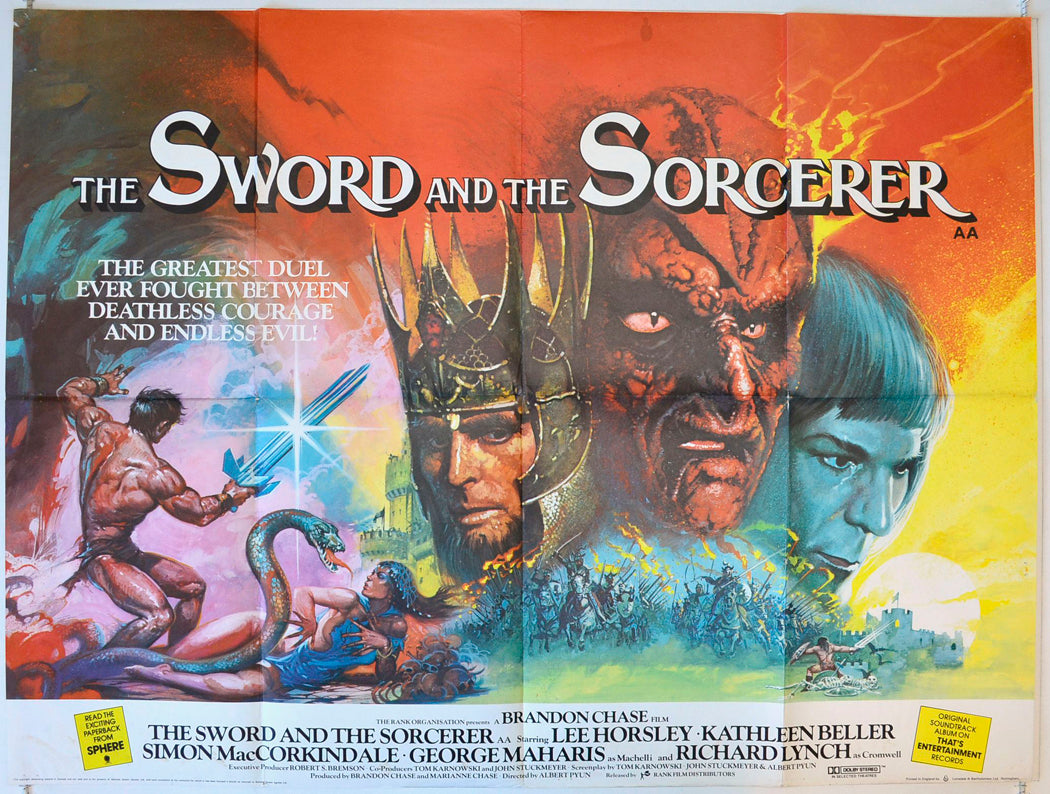 The Sword And The Sorcerer Original British Quad Poster - Movie Poster