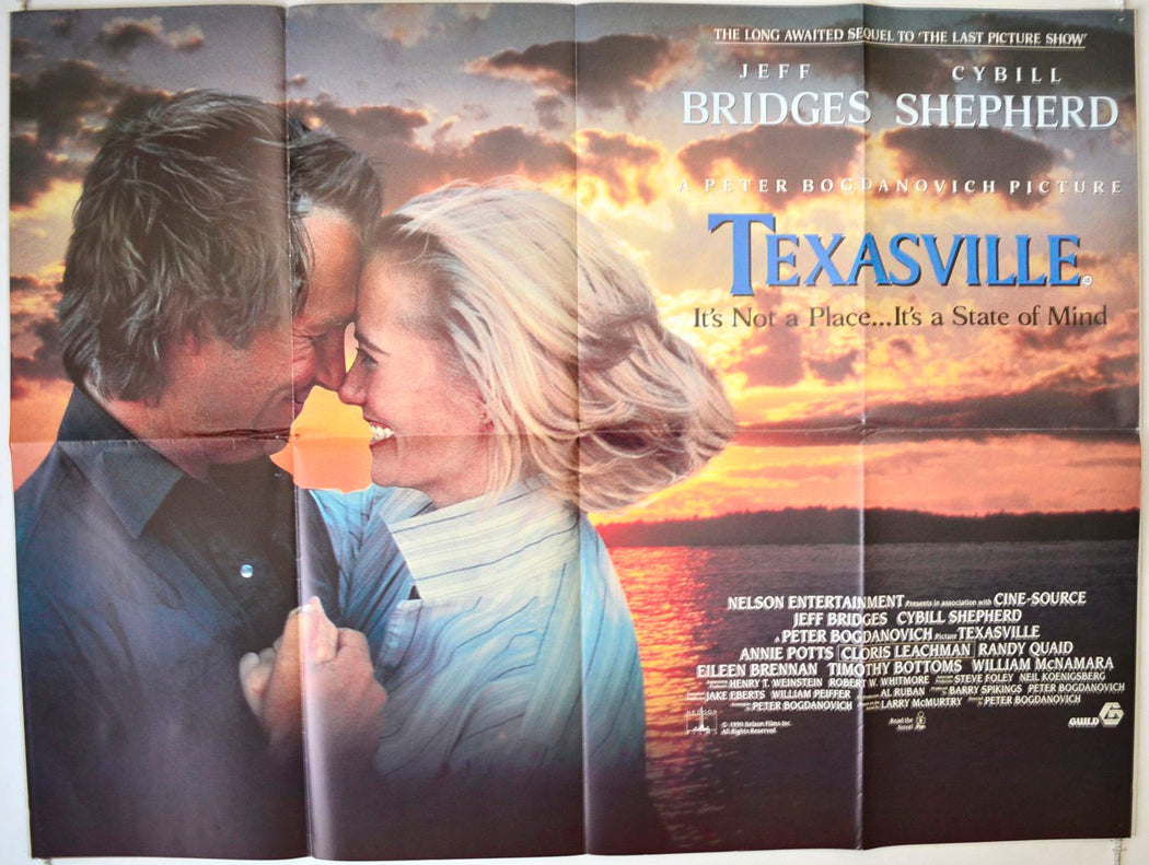 Texasville   Original British Quad Poster - Movie Poster