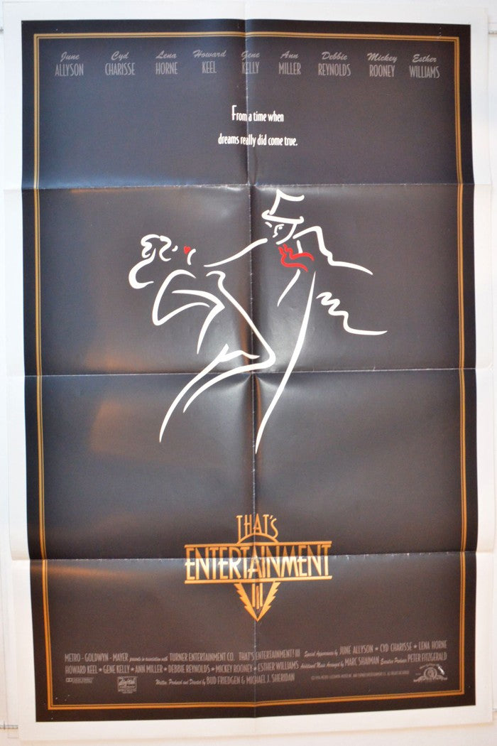 That's Entertainment III   Original One Sheet Poster - Movie Poster