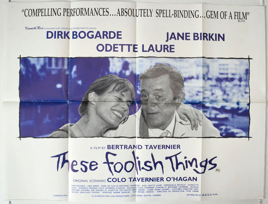 These Foolish Things  (a.k.a. Daddy Nostalgie)   Original British Quad Poster - Movie Poster