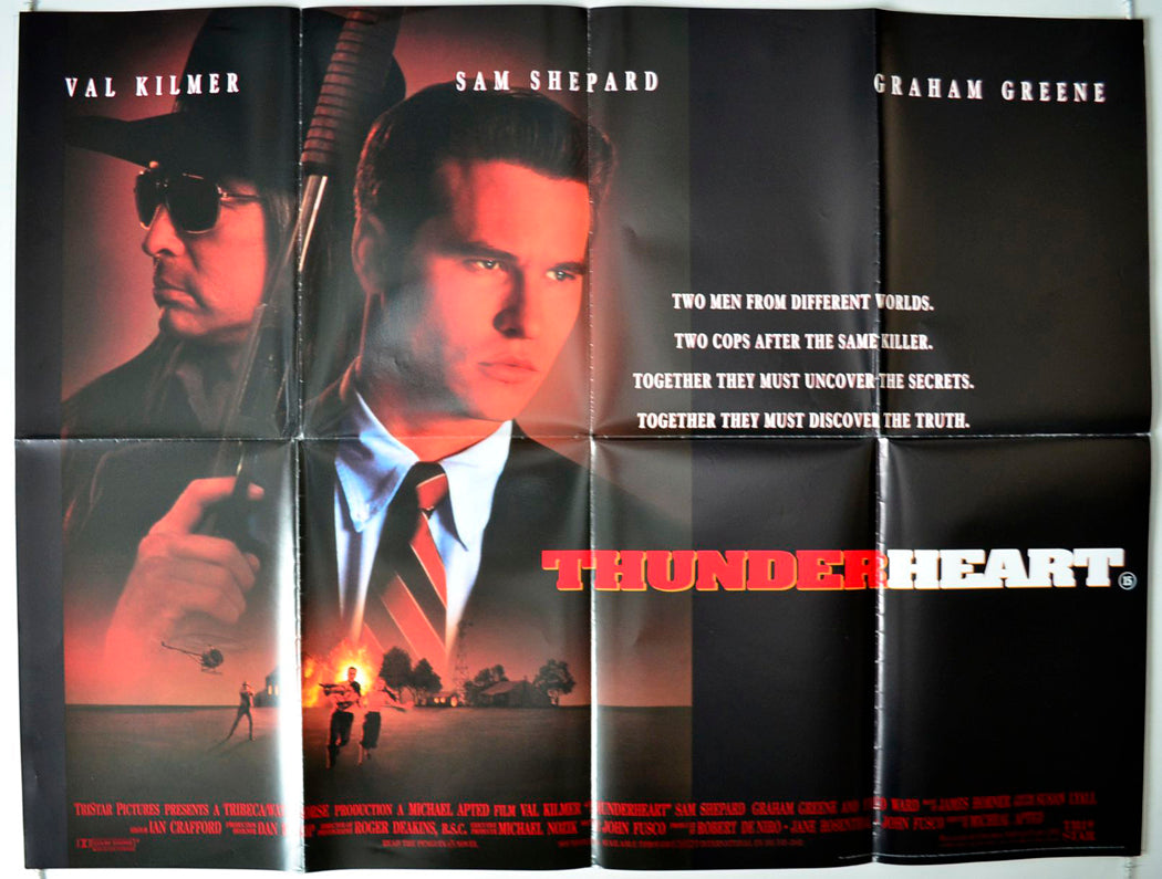 Thunderheart   Original British Quad Poster - Movie Poster