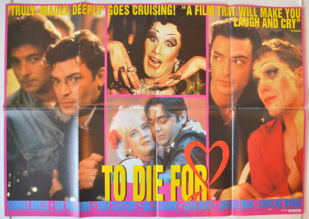 To Die For  (a.k.a. Heaven's A Drag)   Original British Quad Poster - Movie Poster