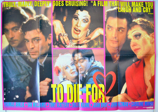 To Die For  (a.k.a. Heaven's A Drag)   Original British Quad Poster - Movie Poster