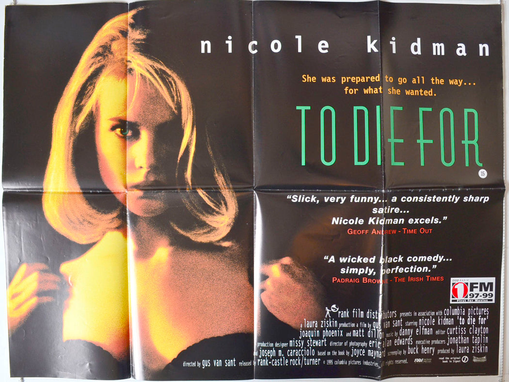 To Die For   Original British Quad Poster - Movie Poster