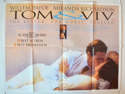 Tom And Viv   Original British Quad Poster - Movie Poster