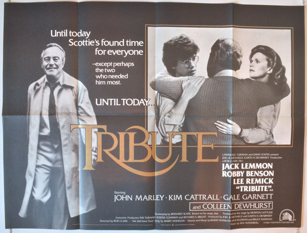 Tribute   Original British Quad Poster - Movie Poster