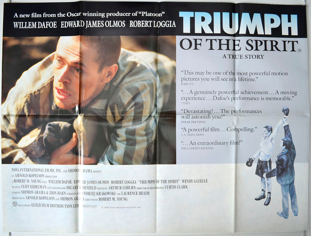 Triumph Of The Spirit   Original British Quad Poster - Movie Poster