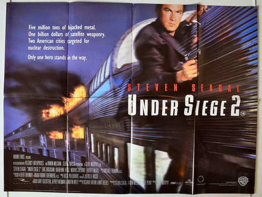 Under Siege 2 Original British Quad Poster - Movie Poster