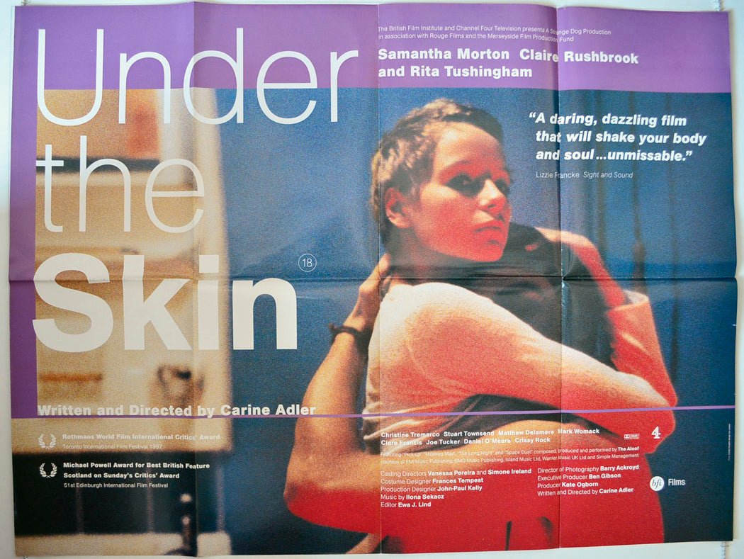 Under The Skin   Original British Quad Poster - Movie Poster