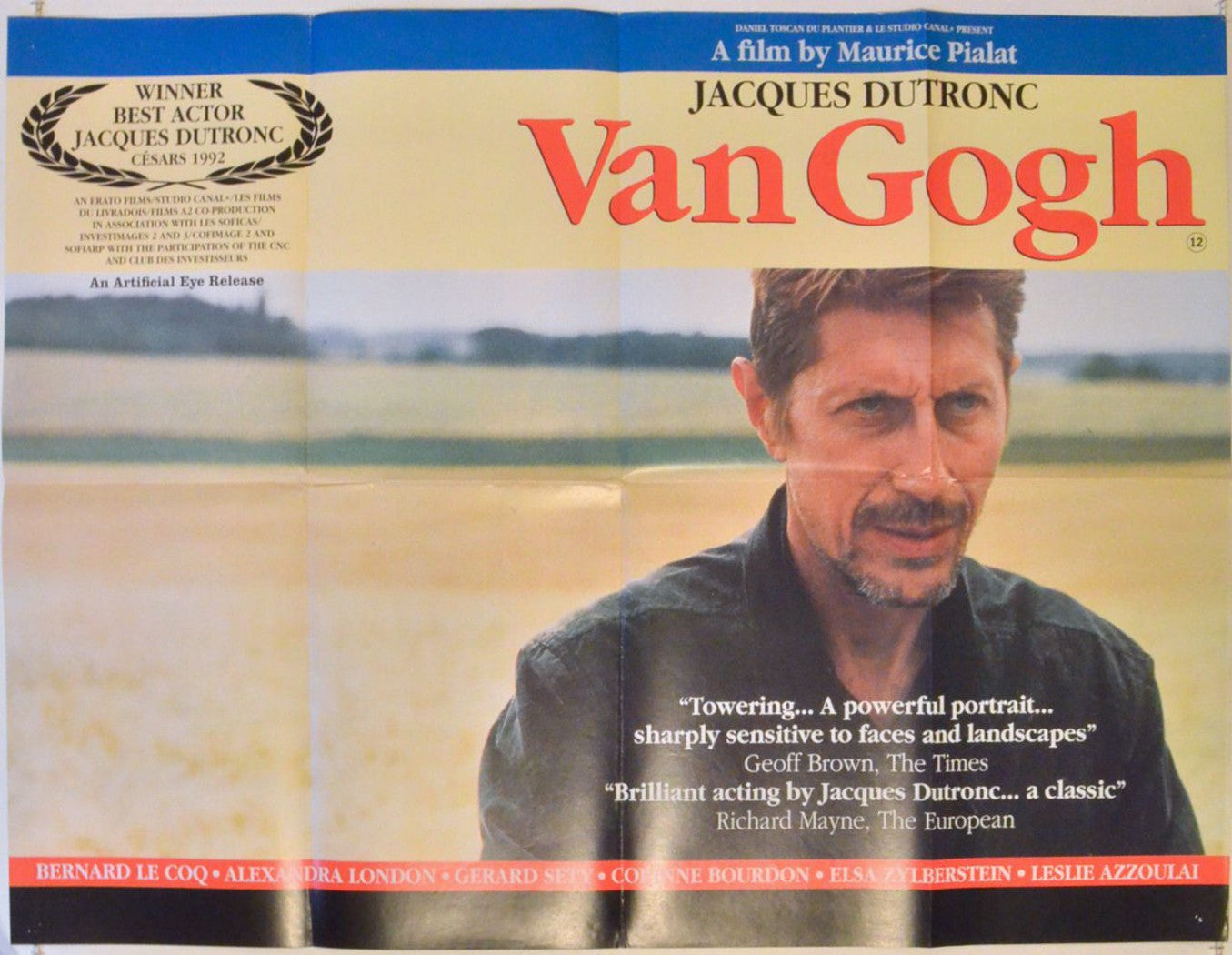 Van Gogh   Original British Quad Poster - Movie Poster