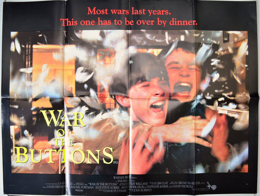 War Of The Buttons   Original British Quad Poster - Movie Poster