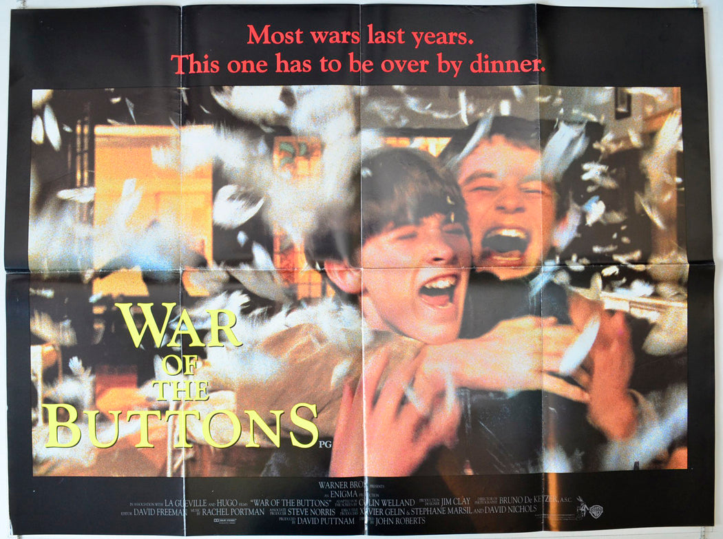 War Of The Buttons Original British Quad Poster - Movie Poster