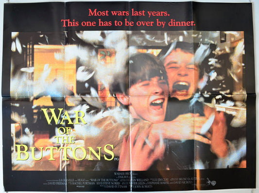 War Of The Buttons Original British Quad Poster - Movie Poster