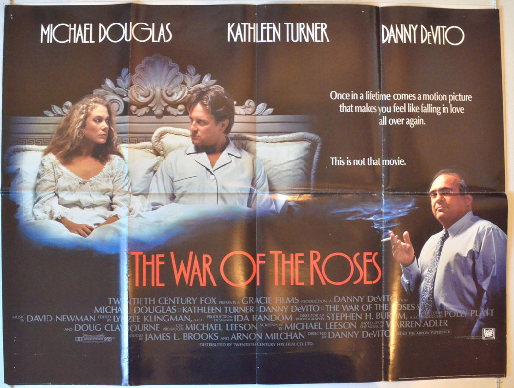 The War Of The Roses   Original British Quad Poster - Movie Poster