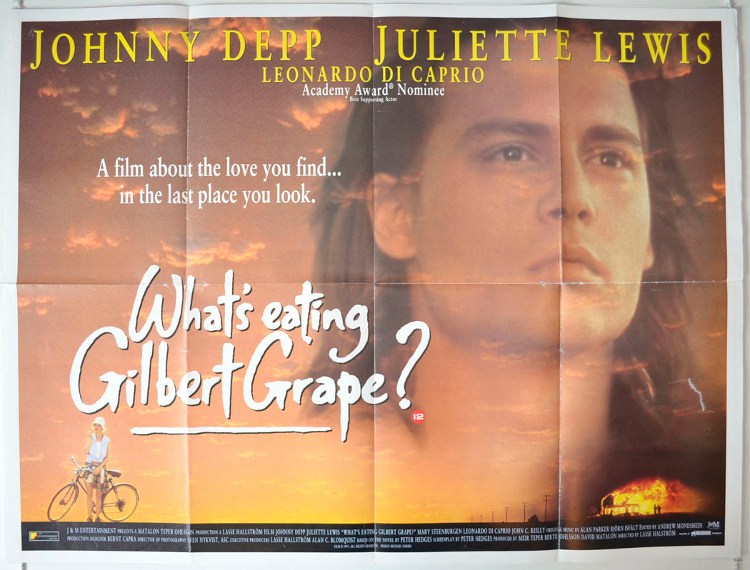 What's Eating Gilbert Grape Original British Quad Poster - Movie Poster