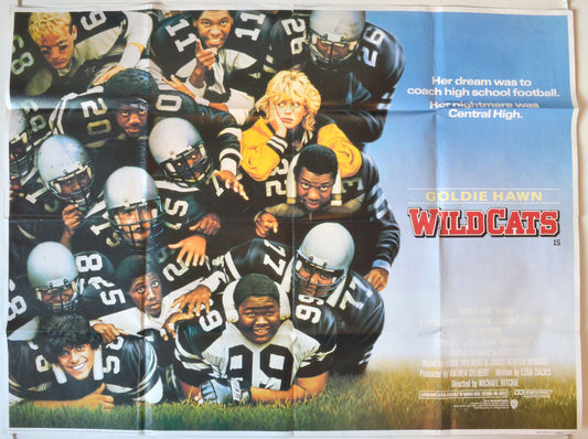 Wildcats   Original British Quad Poster - Movie Poster