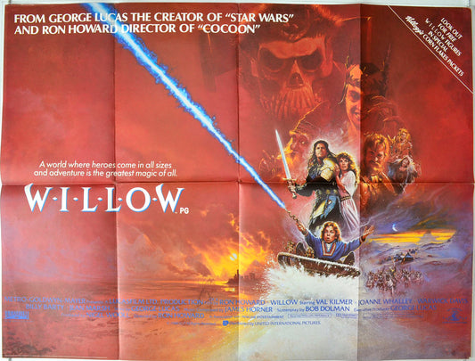 Willow Original British Quad Poster - Movie Poster