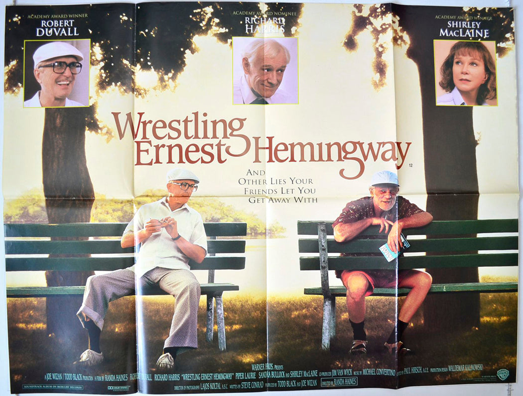 Wrestling Ernest Hemingway   Original British Quad Poster - Movie Poster