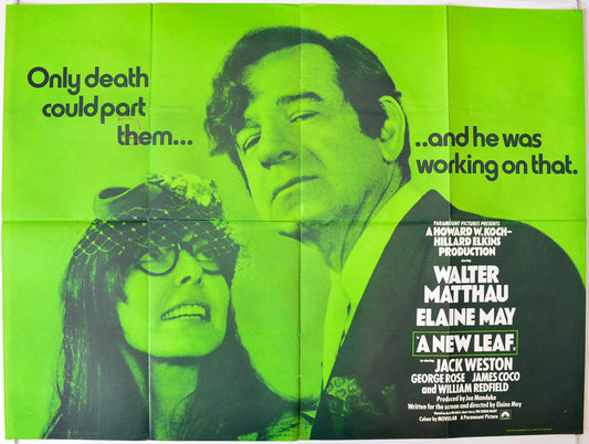 A New Leaf Original British Quad Poster - Movie Poster