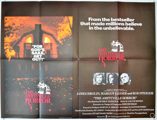 The Amityville Horror Original British Quad Poster - Movie Poster