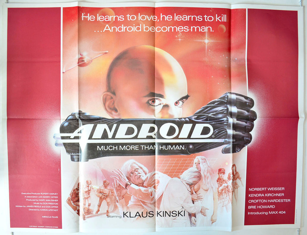 Android Original British Quad Poster - Movie Poster